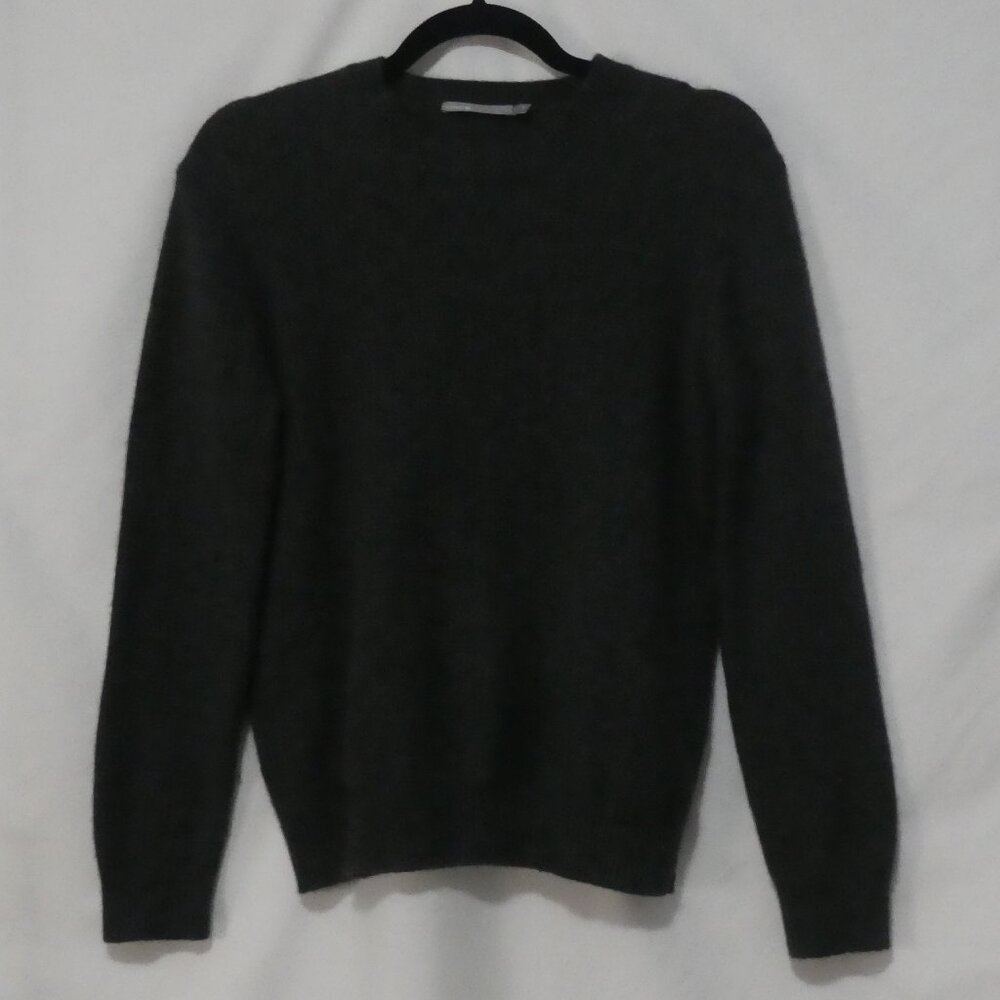 VINCE | medium | Classic Grey Soft Crew Neck Cashmere Sweater - Picture 2 of 14